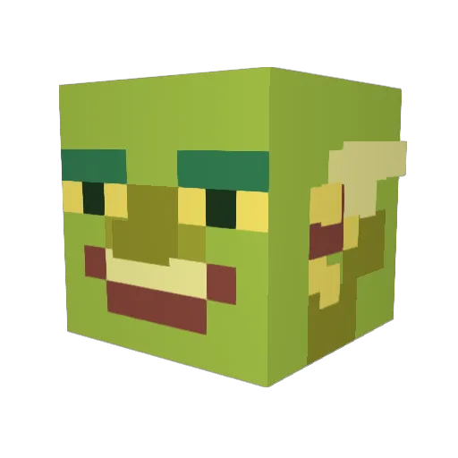 Link1916 Minecraft avatar head, 3D render