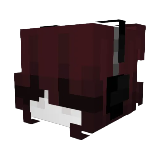 Link1nPark Minecraft avatar head, 3D render
