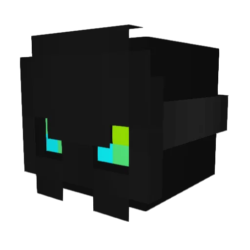Link333 Minecraft avatar head, 3D render