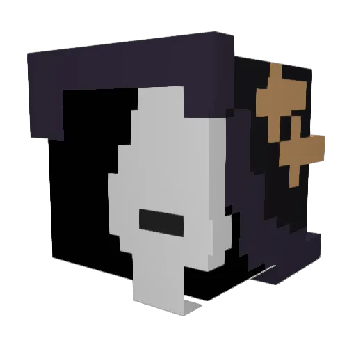 Link492 Minecraft avatar head, 3D render