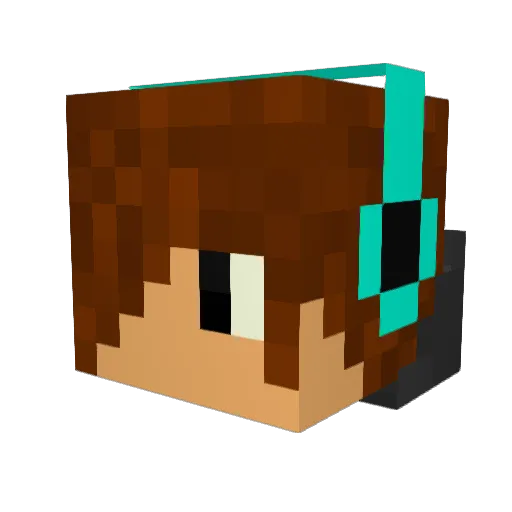 Link555678 Minecraft avatar head, 3D render