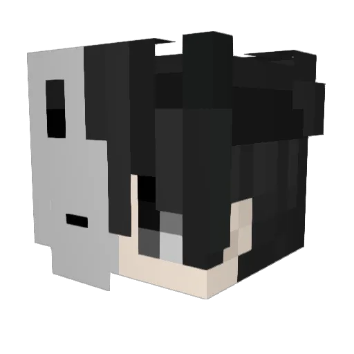 LinkGamer Minecraft avatar head, 3D render