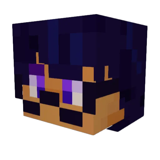 LinkHyrule_0 Minecraft avatar head, 3D render