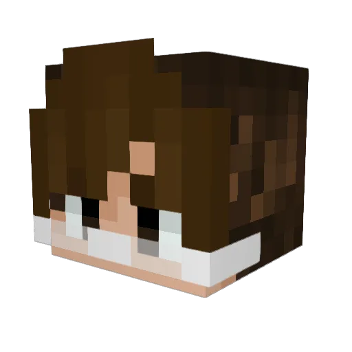 LinkSeventy Minecraft avatar head, 3D render