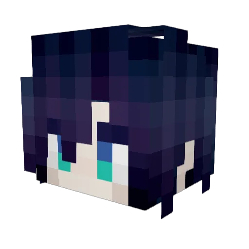 LinkXGG Minecraft avatar head, 3D render