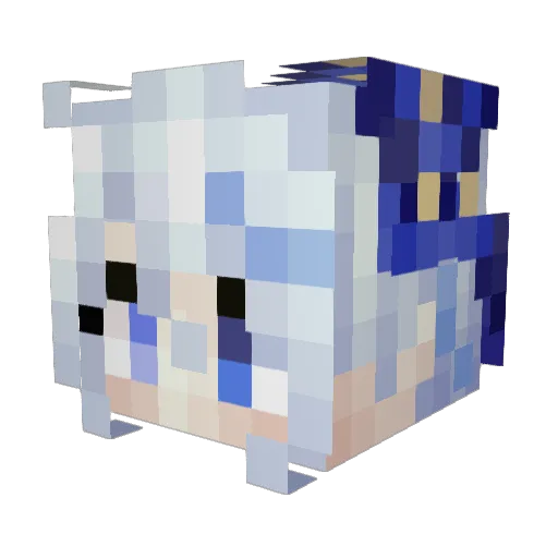 Link_Windridge Minecraft avatar head, 3D render