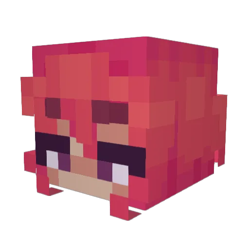 Linkazen Minecraft avatar head, 3D render