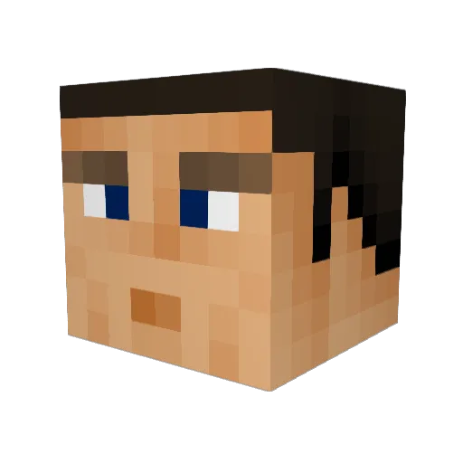 Linkin001 Minecraft avatar head, 3D render