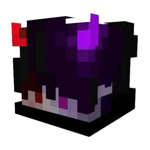 Linkinsis Minecraft avatar head, 3D render