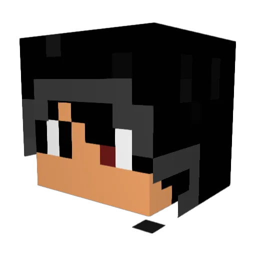 LinknPRO Minecraft avatar head, 3D render