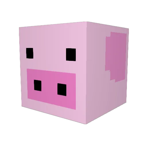 LinkoXD Minecraft avatar head, 3D render