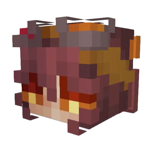 Linkthe1 Minecraft avatar head, 3D render