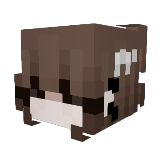 Linnahall Minecraft avatar head, 3D render