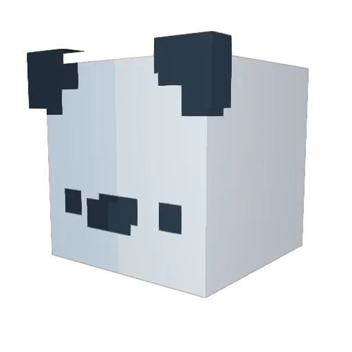 LinneRasmussen Minecraft avatar head, 3D render