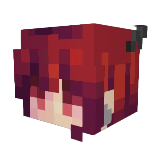 LinoFreZze Minecraft avatar head, 3D render