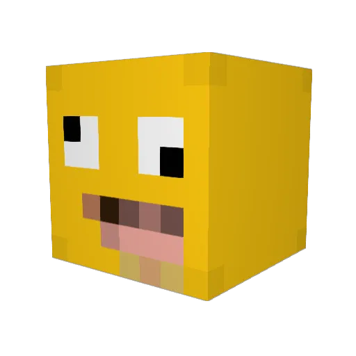 Linqian0624 Minecraft avatar head, 3D render