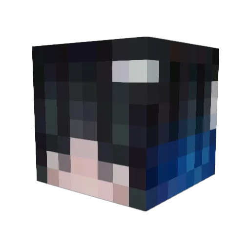 Linsi1010 Minecraft avatar head, 3D render