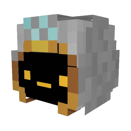 Linum06 Minecraft avatar head, 3D render