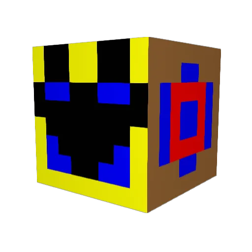 Linus0503 Minecraft avatar head, 3D render