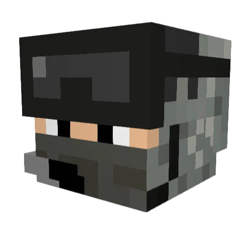 Linus_Torvalds Minecraft avatar head, 3D render