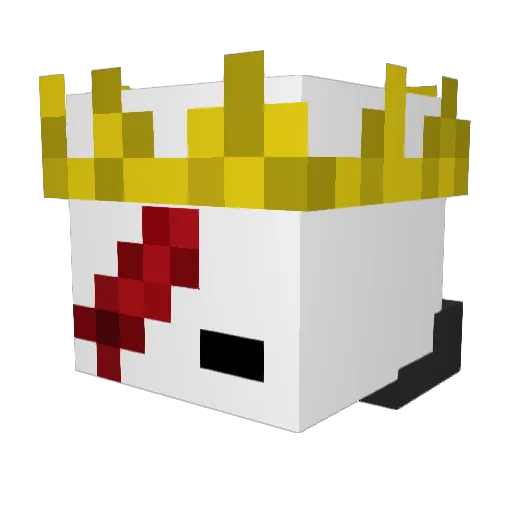 Linusence Minecraft avatar head, 3D render