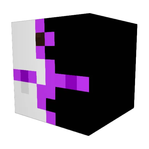 Linusender Minecraft avatar head, 3D render