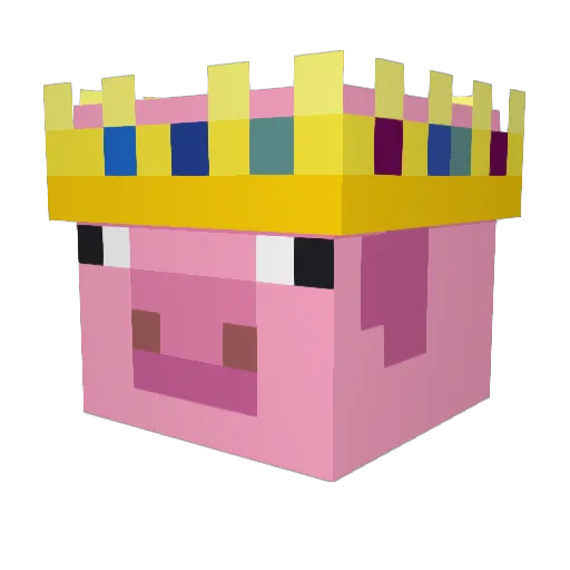 Linusrocks101 Minecraft avatar head, 3D render