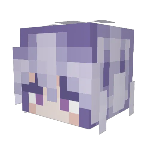 Liny__ Minecraft avatar head, 3D render