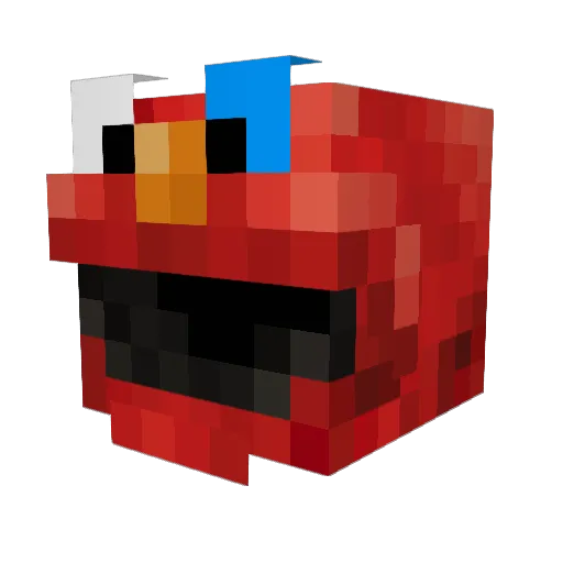 Linzi1 Minecraft avatar head, 3D render