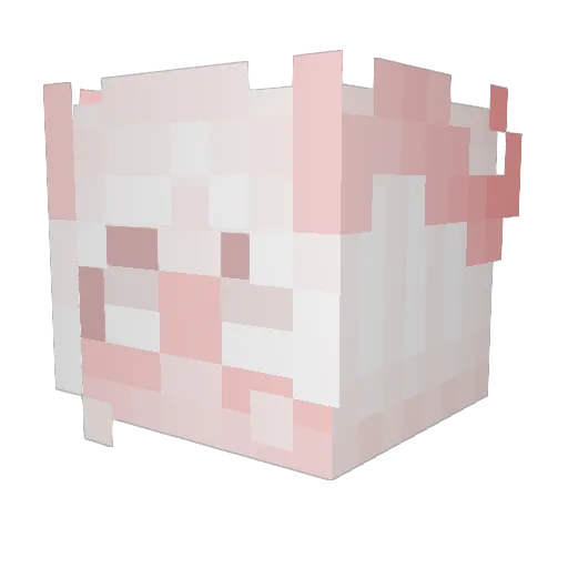 LioNishimori Minecraft avatar head, 3D render