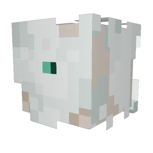 Liocopter Minecraft avatar head, 3D render