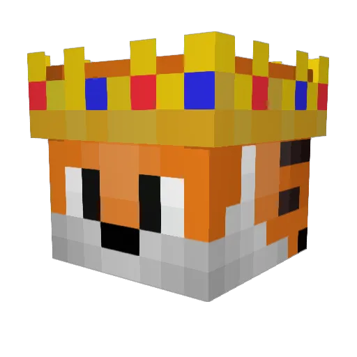 Lion2569 Minecraft avatar head, 3D render