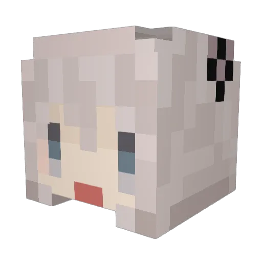 Lion78963 Minecraft avatar head, 3D render