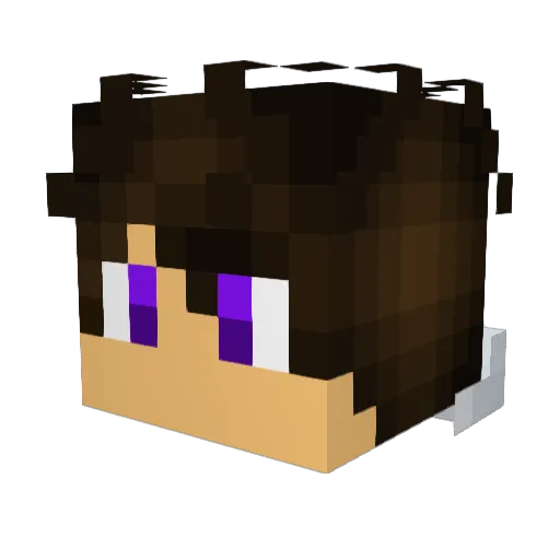 LionBeast10136 Minecraft avatar head, 3D render
