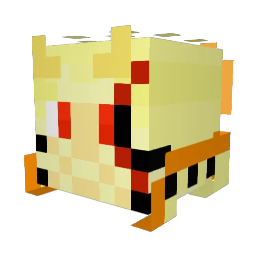 LionCast98 Minecraft avatar head, 3D render
