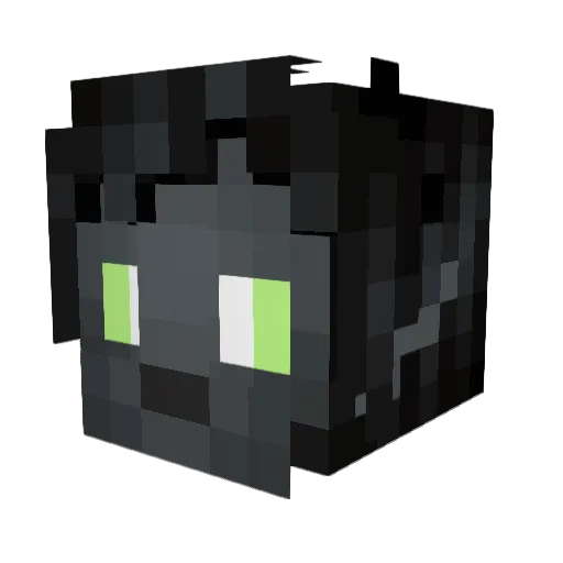 LionKingzz Minecraft avatar head, 3D render