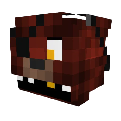 LionMan19 Minecraft avatar head, 3D render