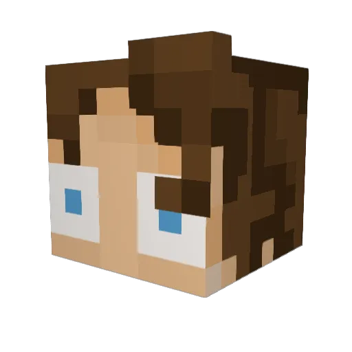 LionQueen0306 Minecraft avatar head, 3D render