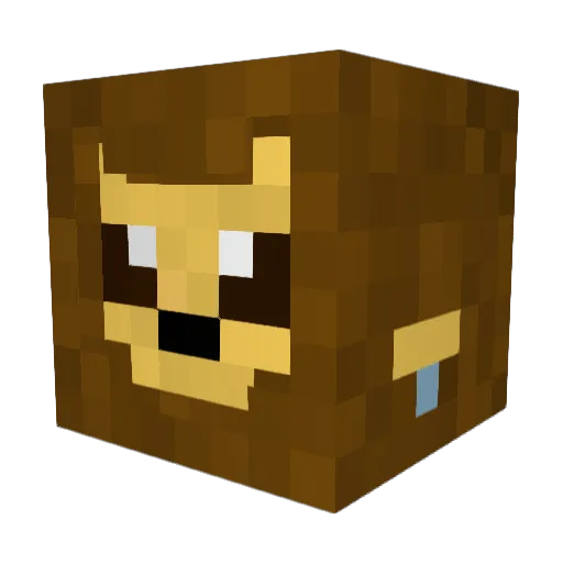 LionXLamb Minecraft avatar head, 3D render