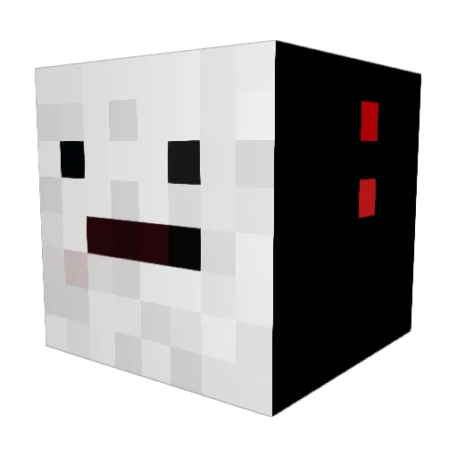 LionZ7 Minecraft avatar head, 3D render