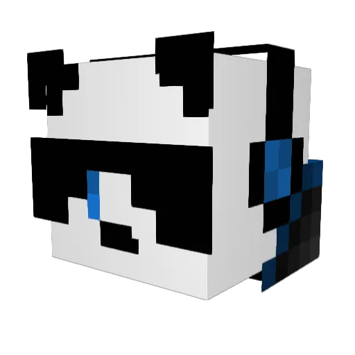 Lion_HD Minecraft avatar head, 3D render