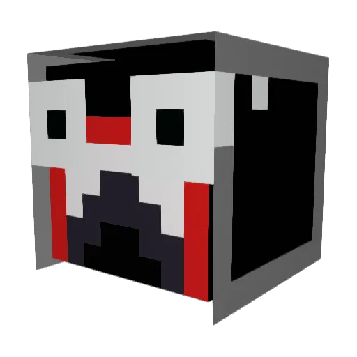Lioner176 Minecraft avatar head, 3D render