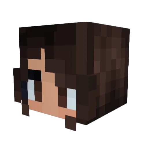 Liongal Minecraft avatar head, 3D render