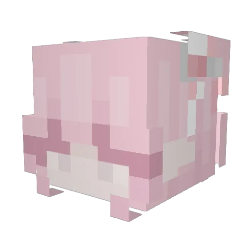 Liongelry Minecraft avatar head, 3D render