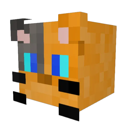 Lionheart369 Minecraft avatar head, 3D render