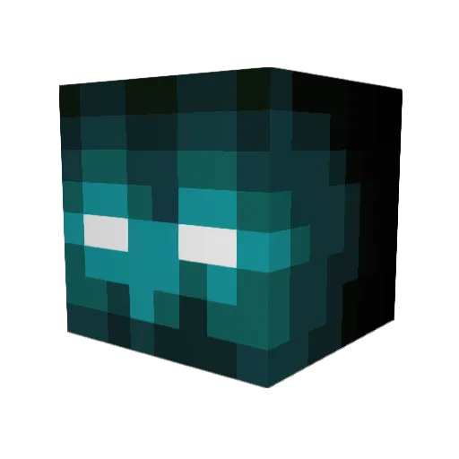 Lionix_x Minecraft avatar head, 3D render