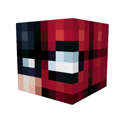 LionsDee Minecraft avatar head, 3D render