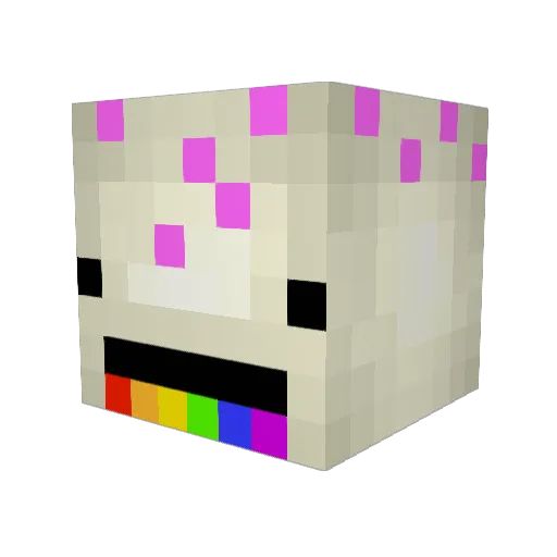 Lionsgen7 Minecraft avatar head, 3D render