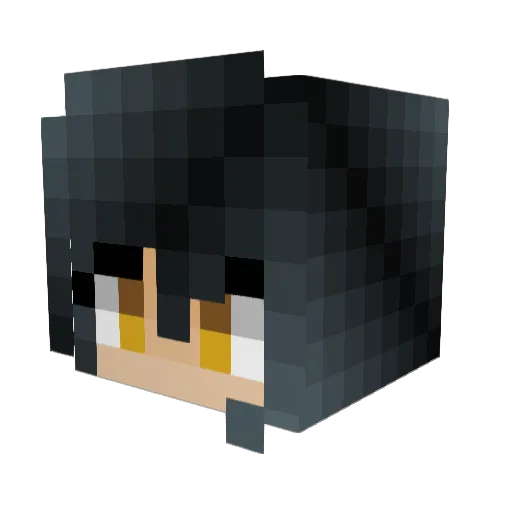 Lionstrife Minecraft avatar head, 3D render