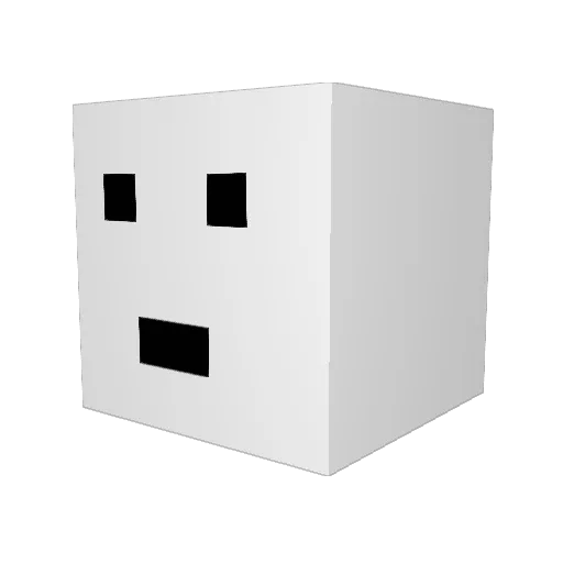 Lior111 Minecraft avatar head, 3D render